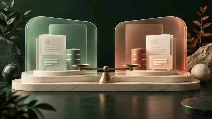 Two enterprise AI workspaces evaluated against shared business tasks, access requirements and operating costs