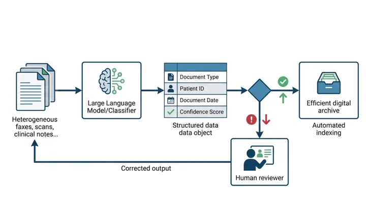 AI Document Classification and Indexing for Healthcare Archives